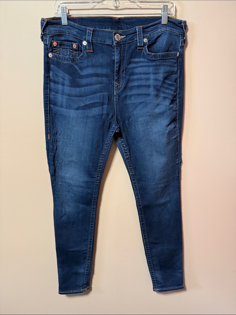 True Religion Women’s Dark Indigo Skinny Jeans